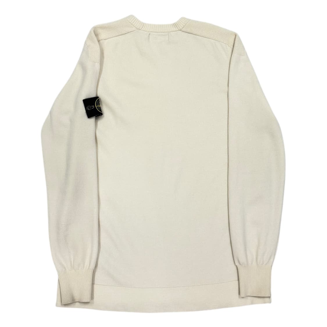 스톤아일랜드 와펜 패치 니트 맨투맨 아이보리 2XL 상품이미지3