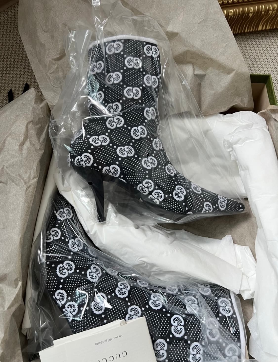 구찌 니트 부츠 36사이즈 230-235mm (새상품) 상품이미지2