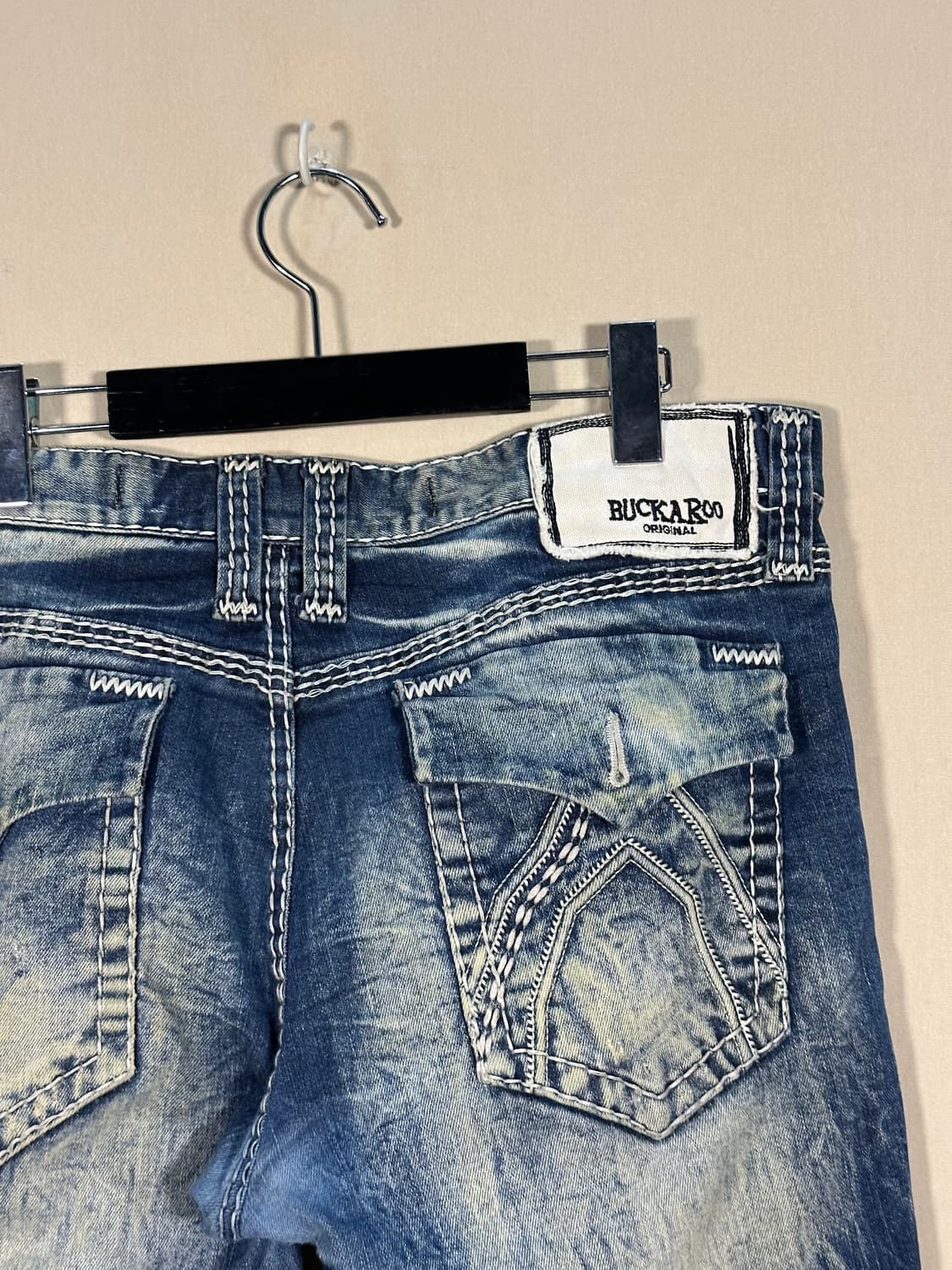 버커루 레트로 워싱 부츠컷 데님 처분  상품이미지2