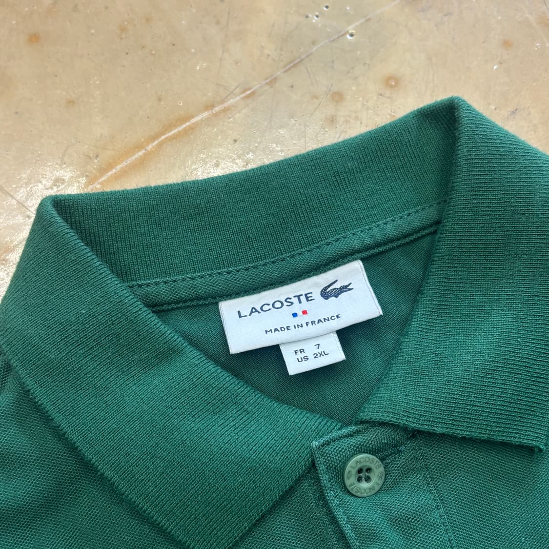 2XL 라코스테 그린 카리 반팔티 상품이미지4