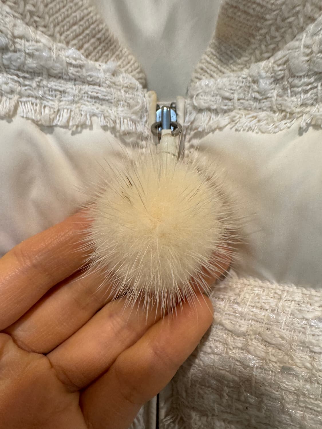 o2nd 오즈세컨 구스 트위드 패딩 조끼 상품이미지4