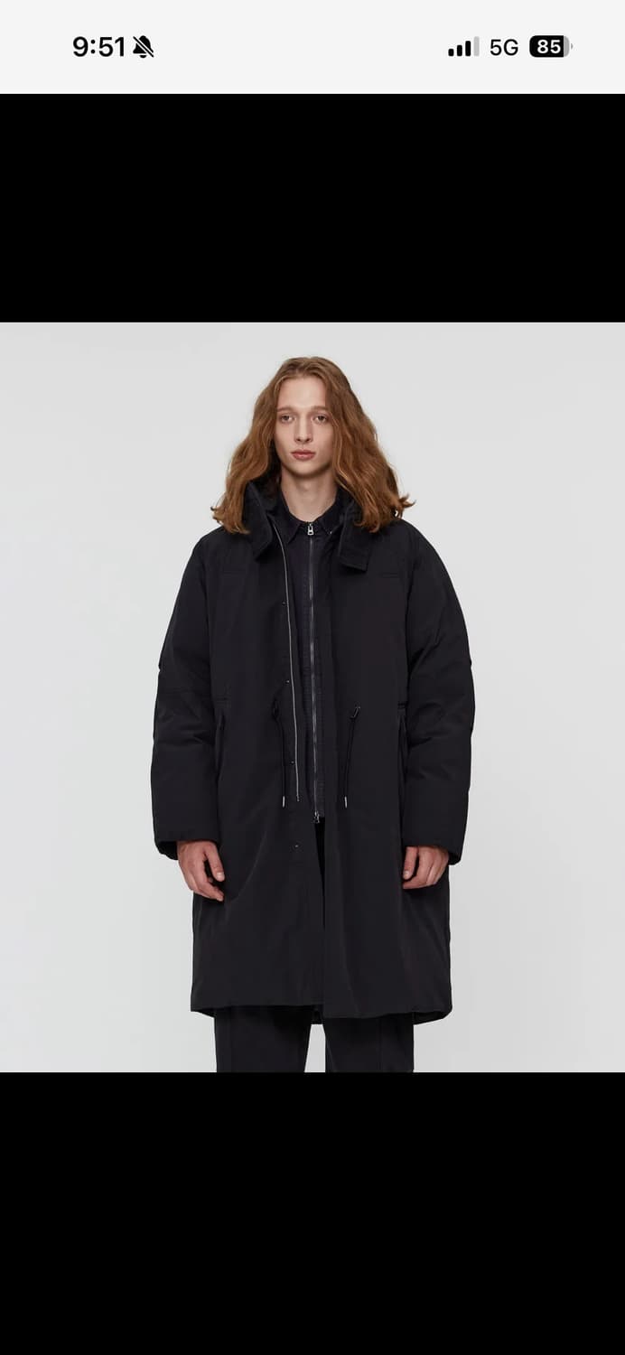 일꼬르소 볼륨 후드 롱 구스 다운 야상 점퍼 패딩 IEJU3F008BK 상품이미지1