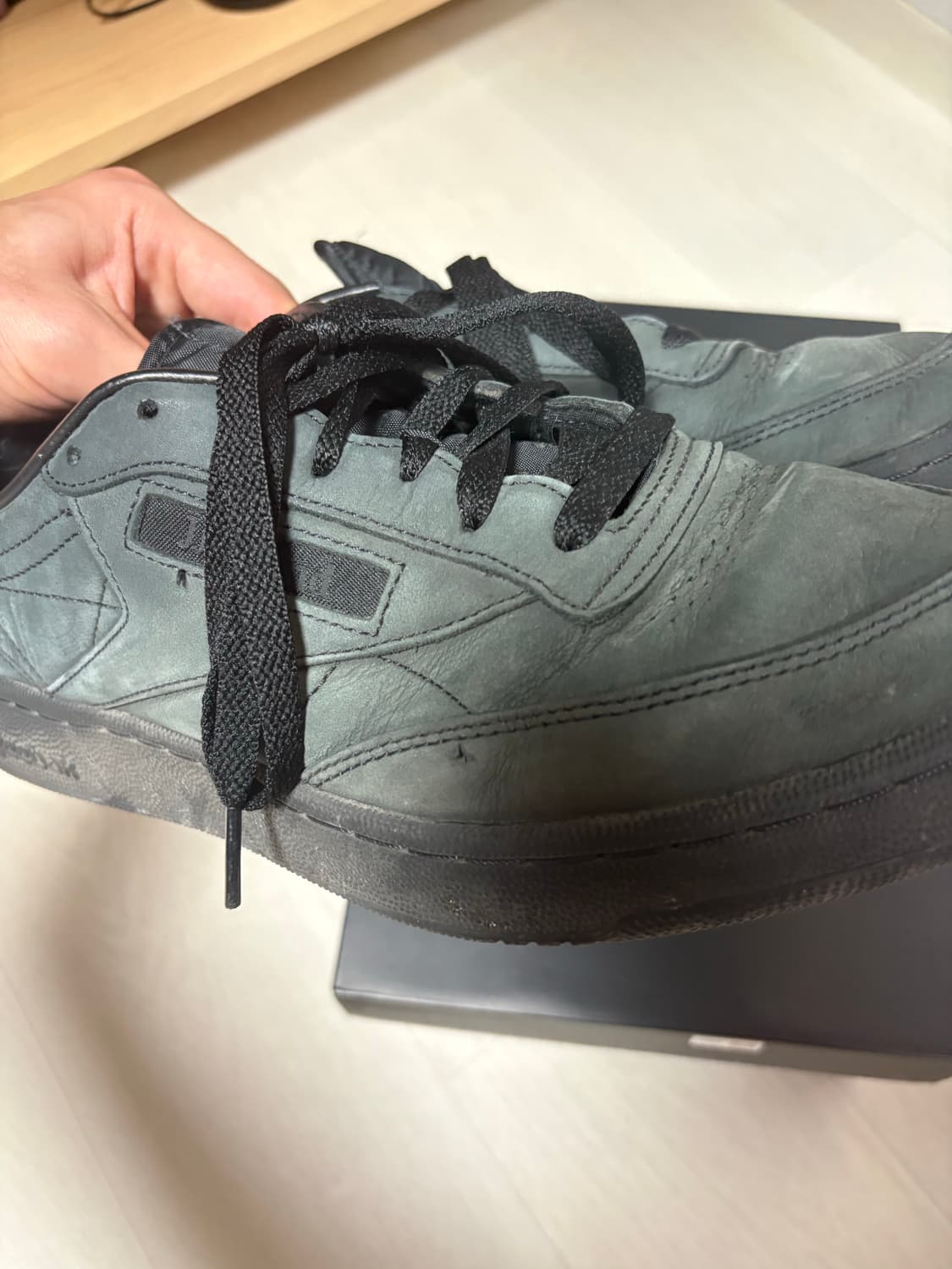 리복 자운드 클럽c 트리플블랙 275 상품이미지2