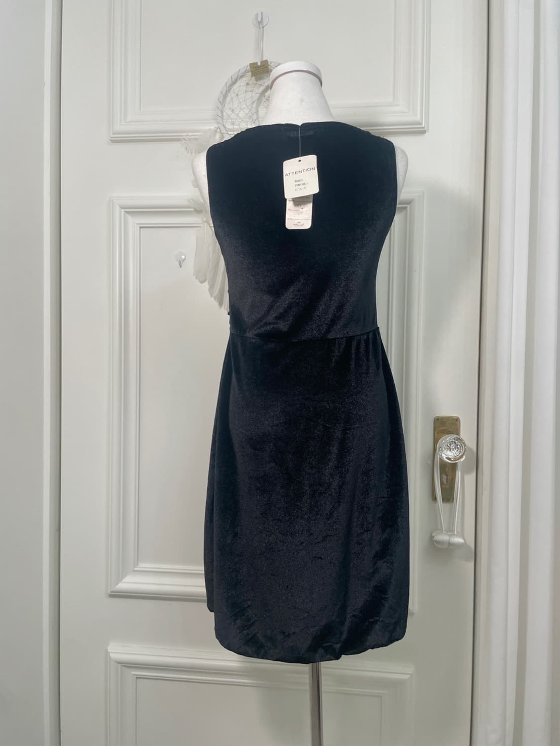 black velvet shirring pleats lovely opc 상품이미지3