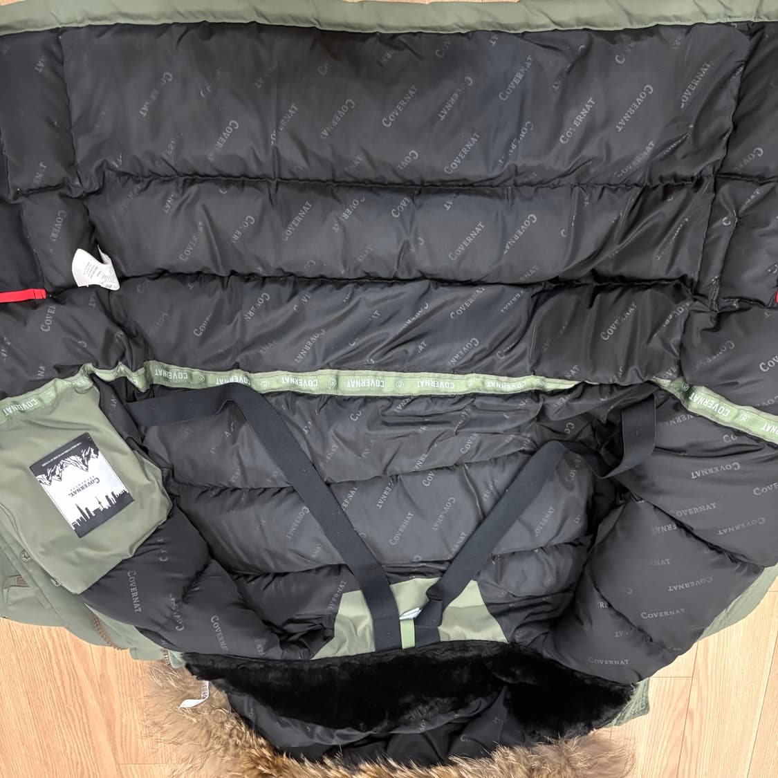 커버낫 울버린 패딩 올리브 미디엄 상품이미지5