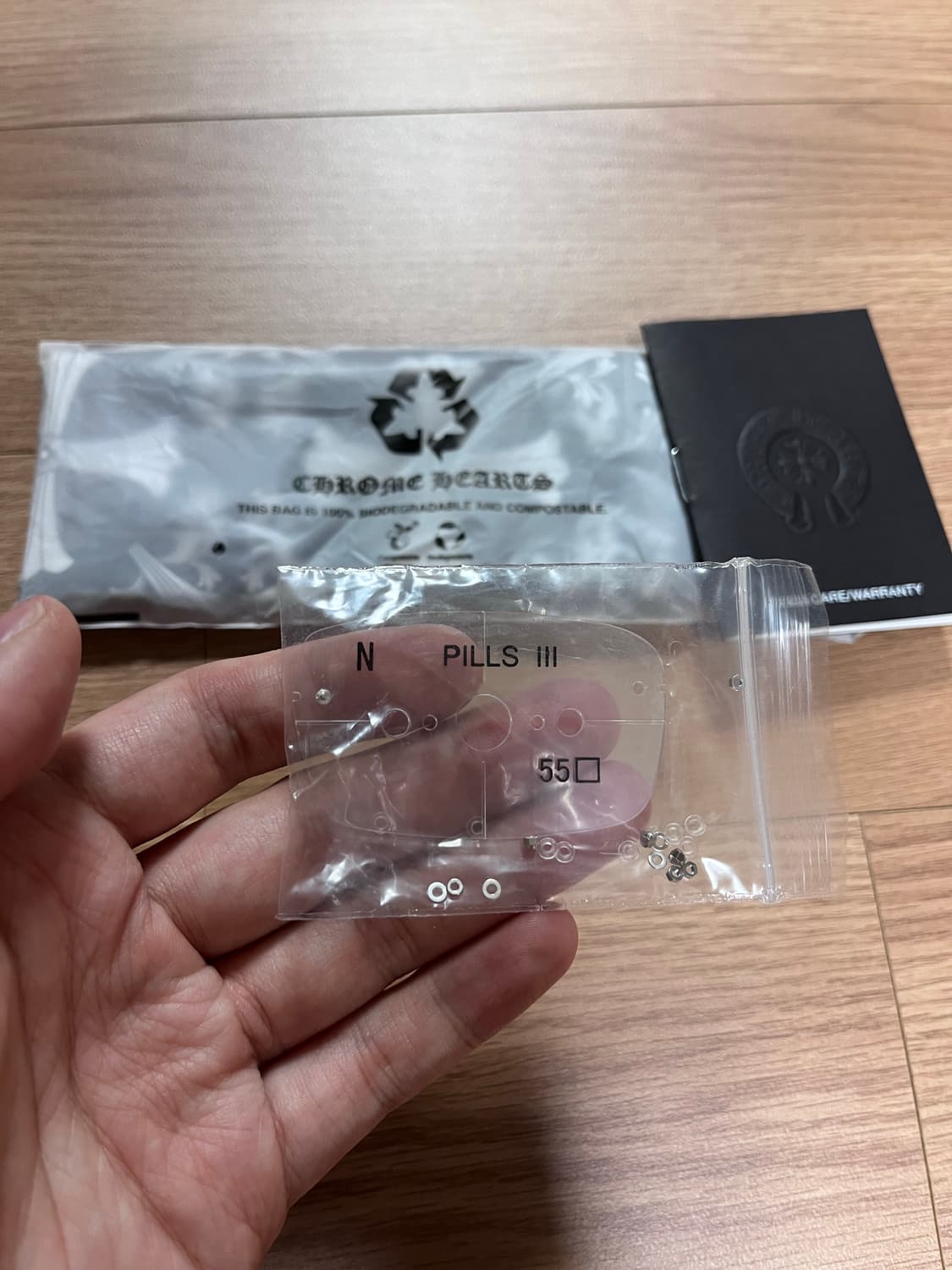 크롬하츠 필스3 샤이니 실버 블랙 상품이미지4