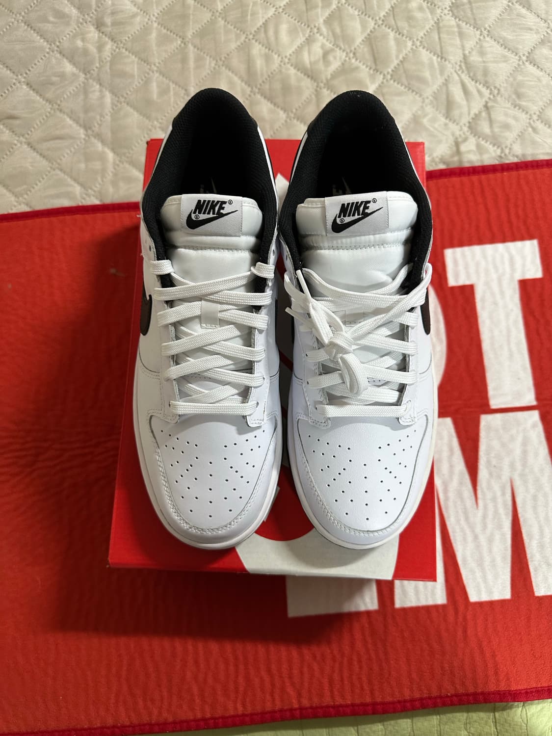 덩크 로우 흰검 우먼즈 290사이즈 상품이미지1