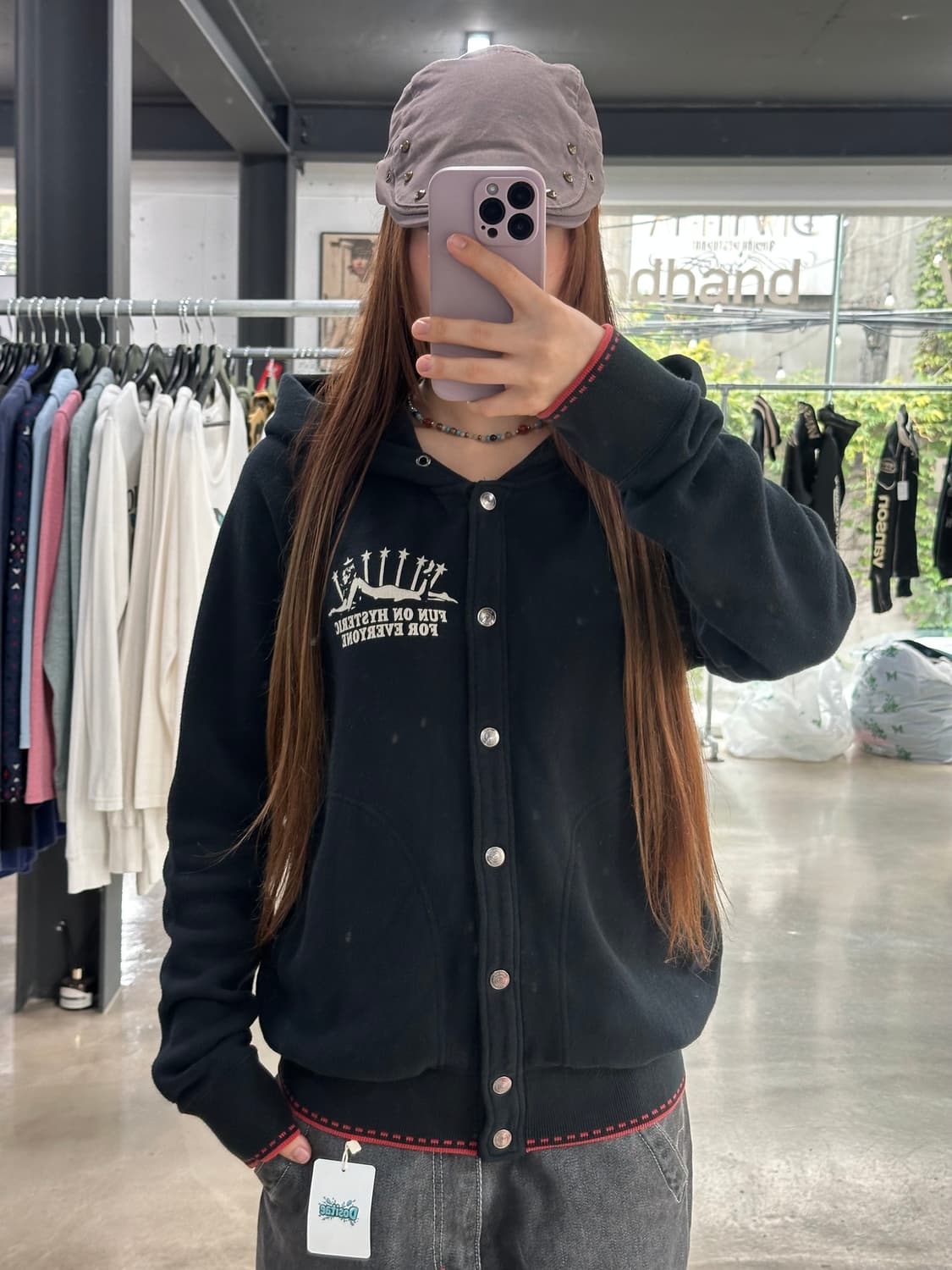 히스테릭글래머 히스걸 코튼 후드자켓 상품이미지4