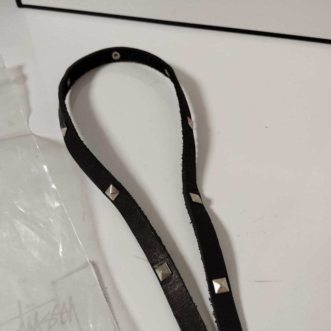 00s 올드 스투시 스터드 레더 벨트 상품이미지4