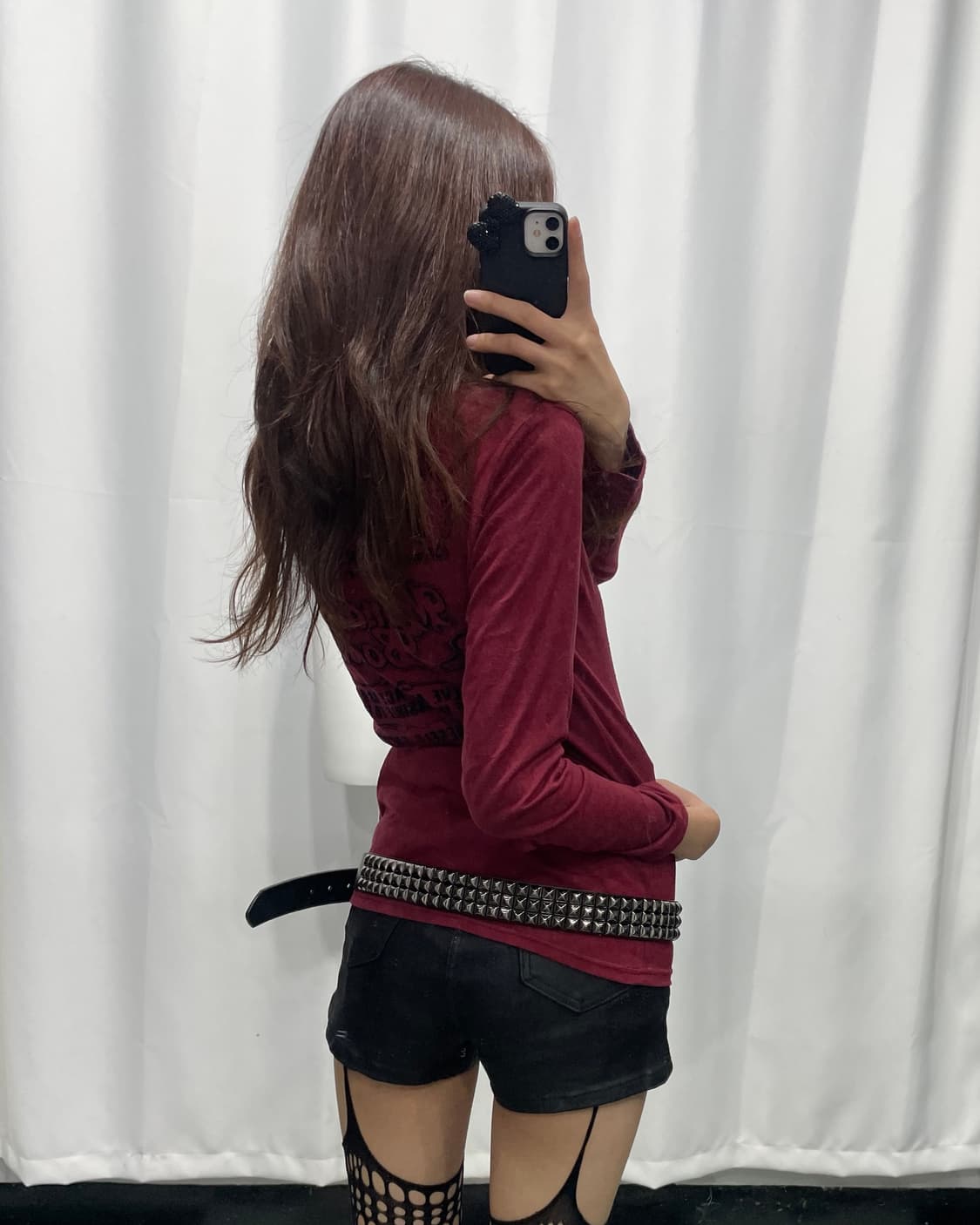 🎸레드 백 프린팅 롱슬리브🎸 상품이미지2