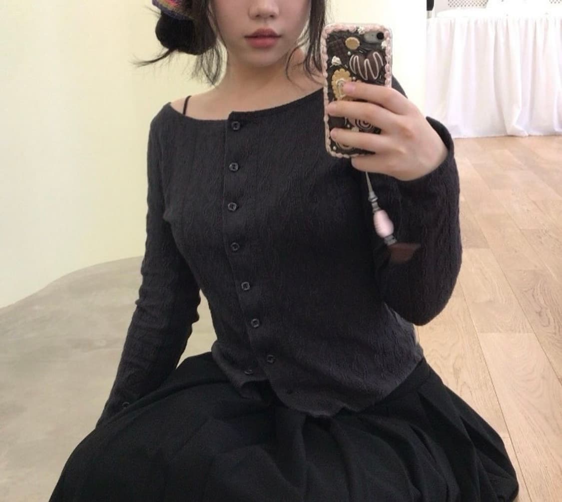 코이세이오 2way 롱슬리브 차콜 상품이미지6