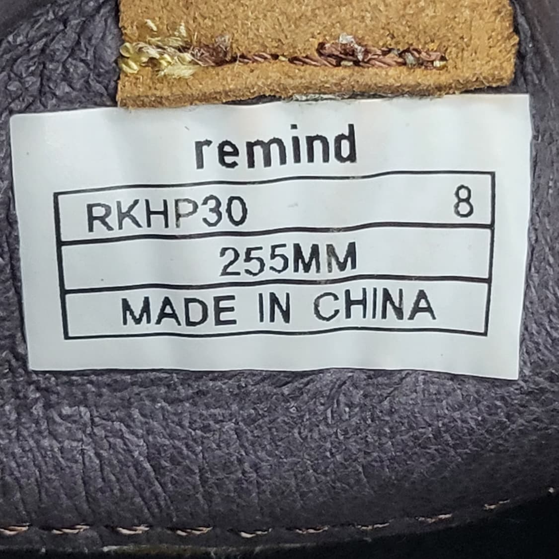 Remind RKHP30 가죽 스니커즈 255mm 상품이미지6
