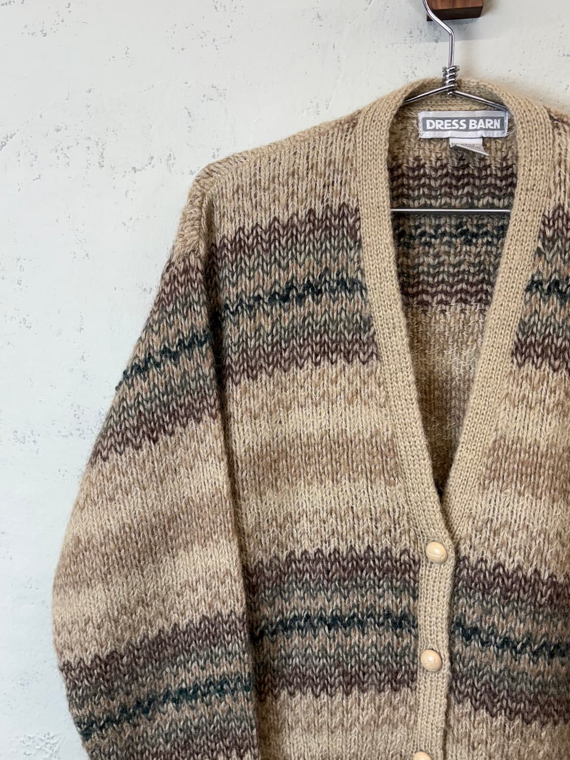 빈티지 모헤어 니트 가디건 상품이미지6