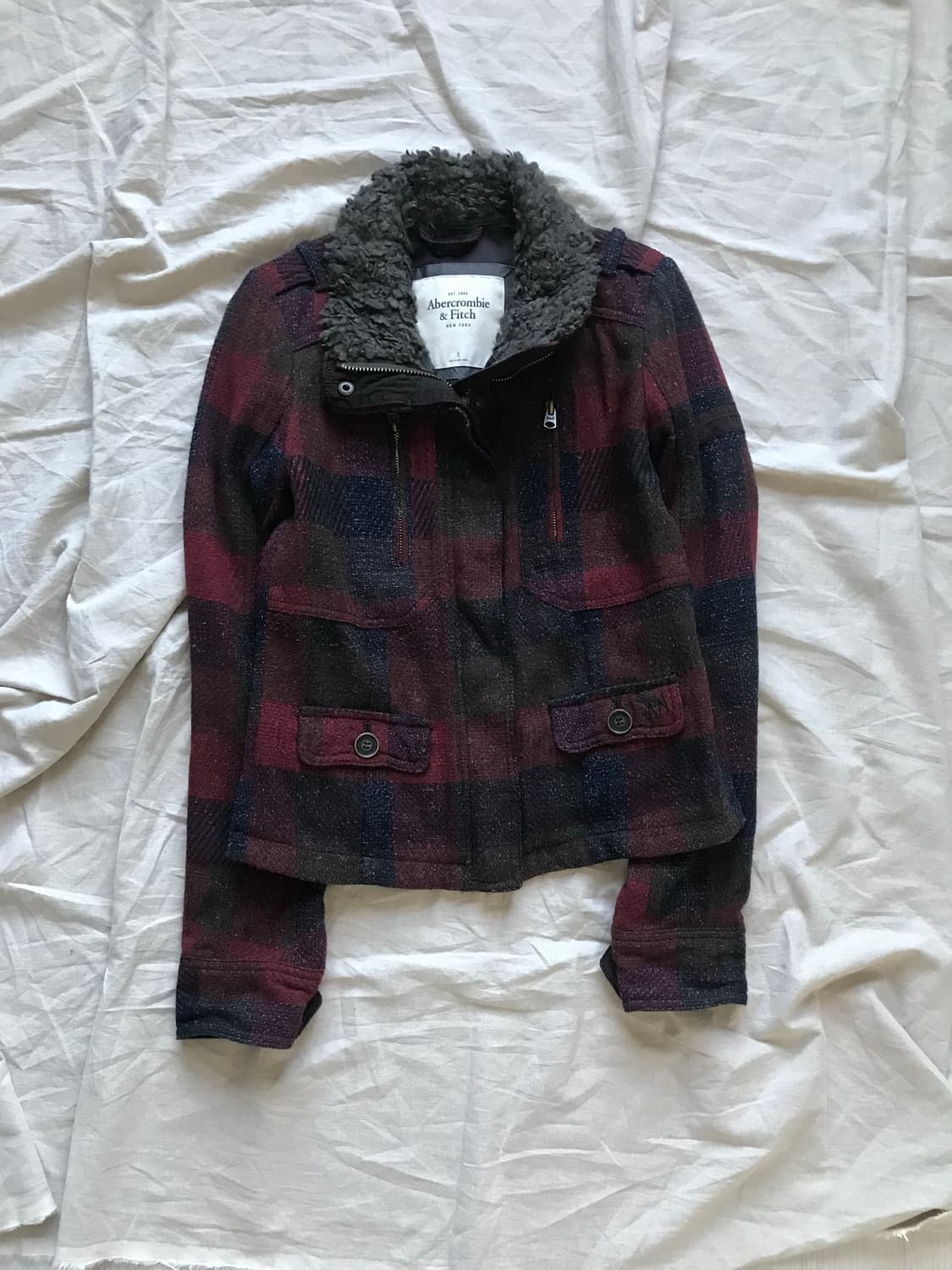 아베크롬비 타단체크 쉐르파 헤비 자켓 상품이미지6