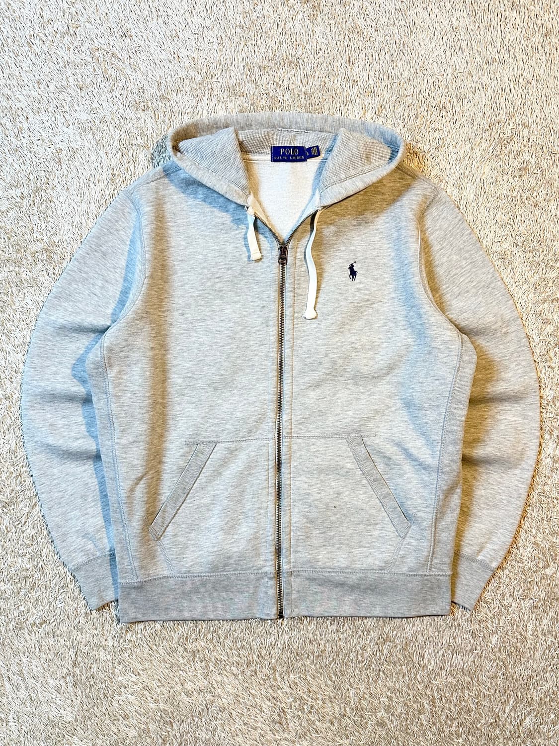 폴로 랄프로렌 신형 네이비포니 써멀 후드집업 그레이 상품이미지1