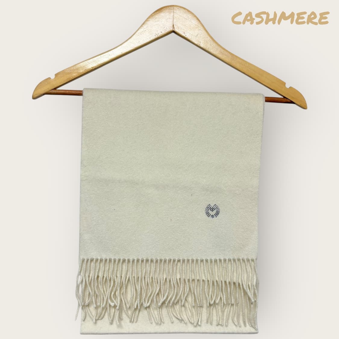 캐시미어 100% 아이보리 머플러 목도리 상품이미지1