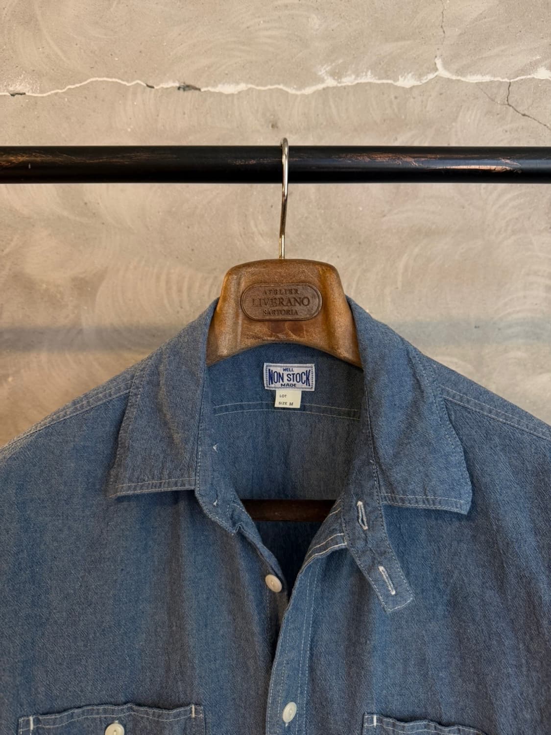 NON-STOCK 샴브레이 셔츠 100 상품이미지3