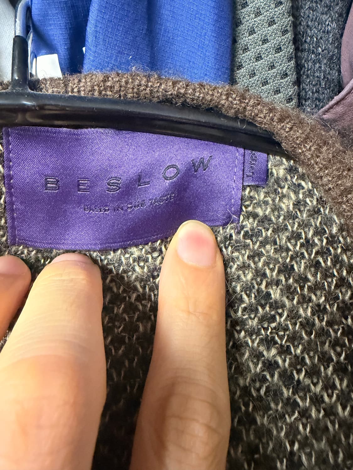 비슬로우 모헤어 가디건 L 상품이미지2