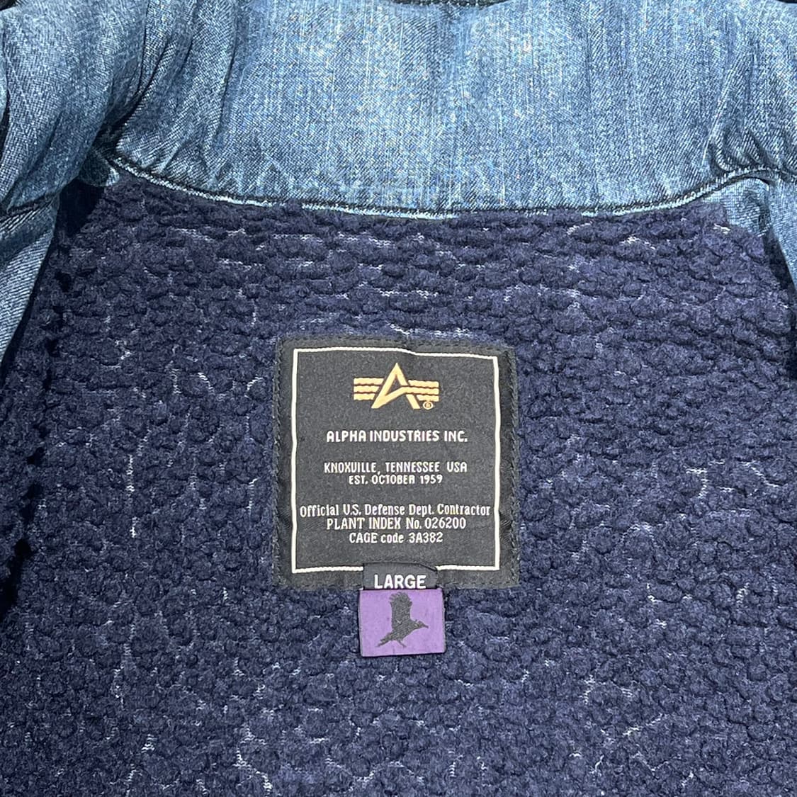 알파인더스트리 m65 데님야상자켓 s09400 상품이미지8