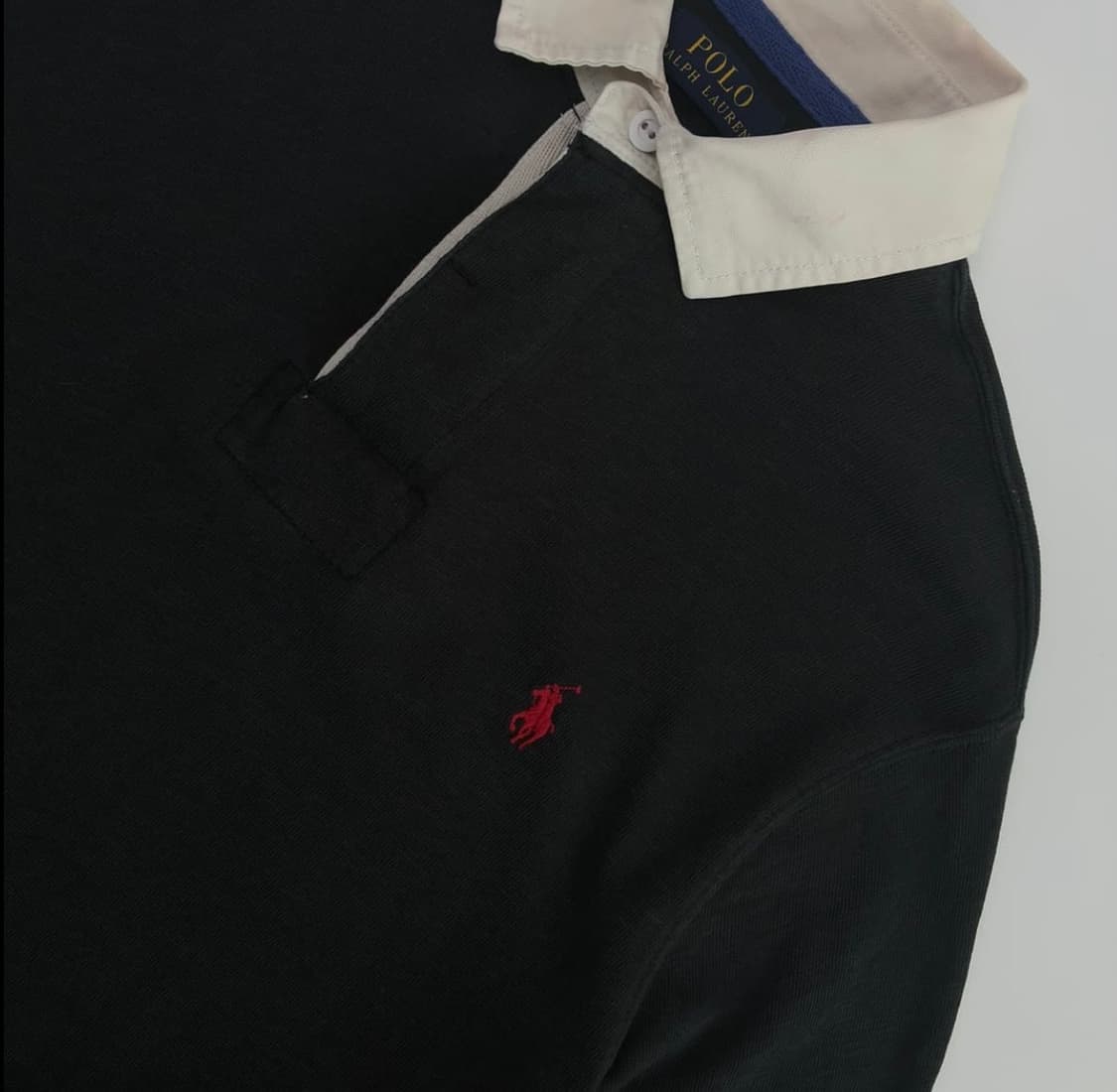 Polo 폴로 랄프로렌 신형 블랙 아이코닉 럭비티 상품이미지3