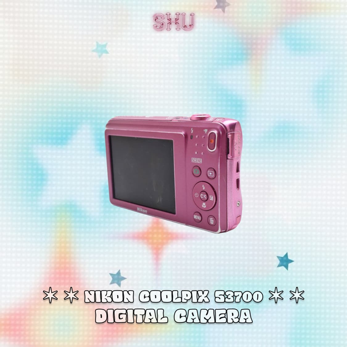 니콘 쿨픽스 S3700 빈티지 디카 핑크 상품이미지5