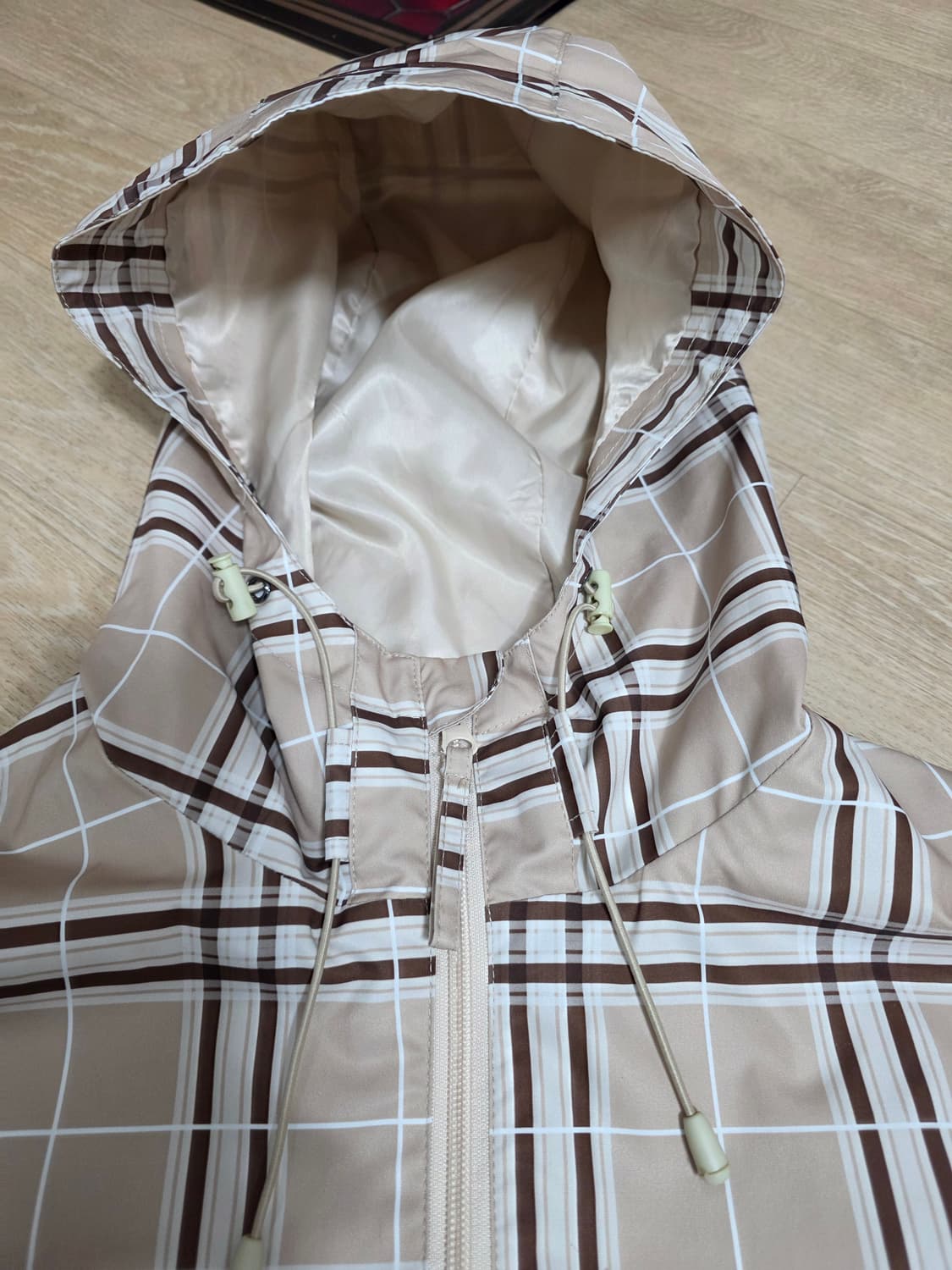 엑스톤즈 체크 바람막이 M 상품이미지4