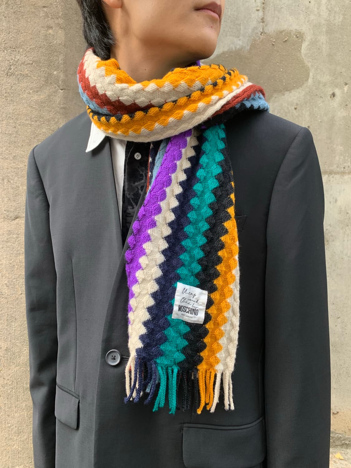 모스키노 멀티컬러 머플러 상품이미지2