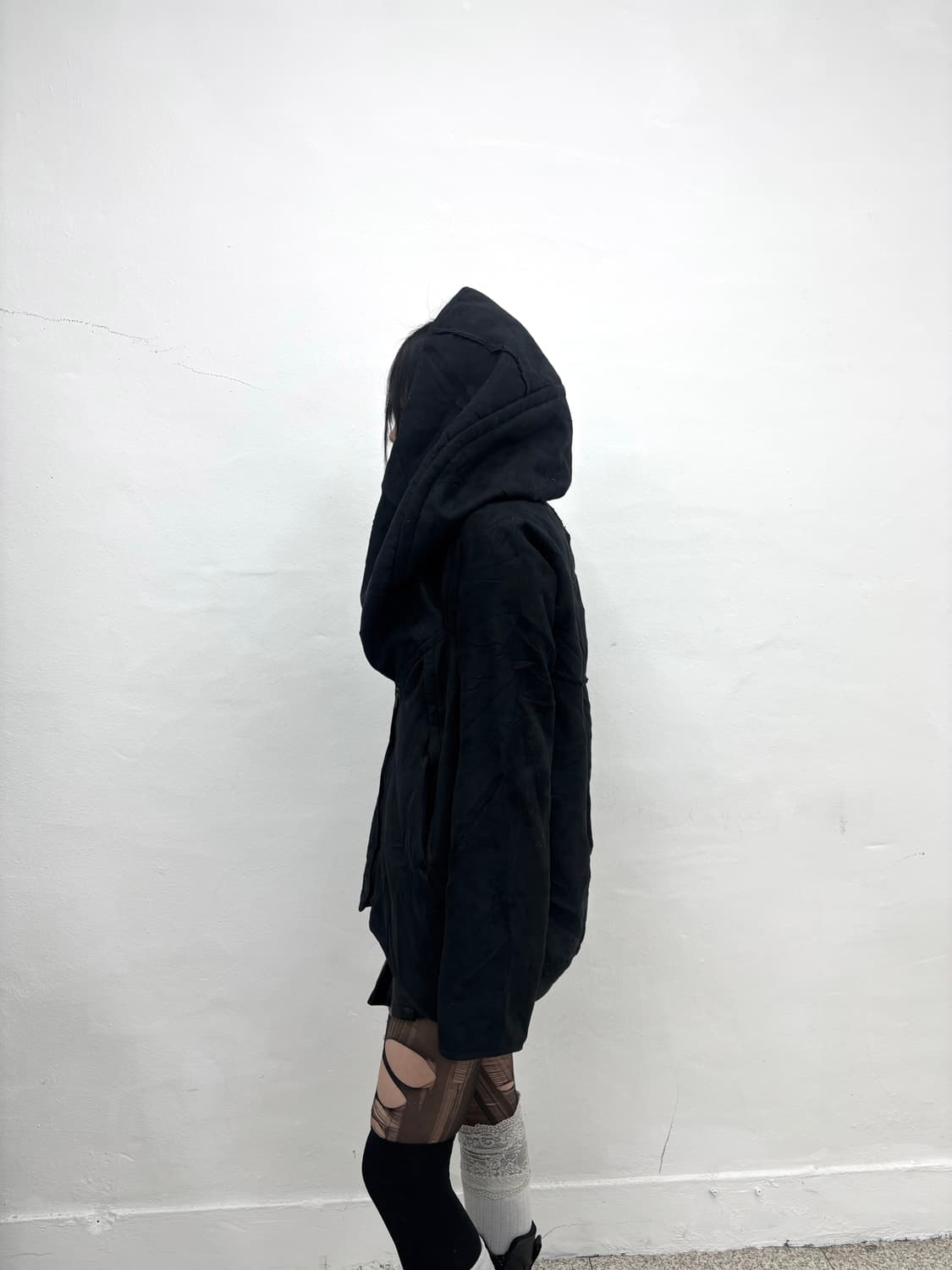Ninja hood leather jacket  상품이미지4