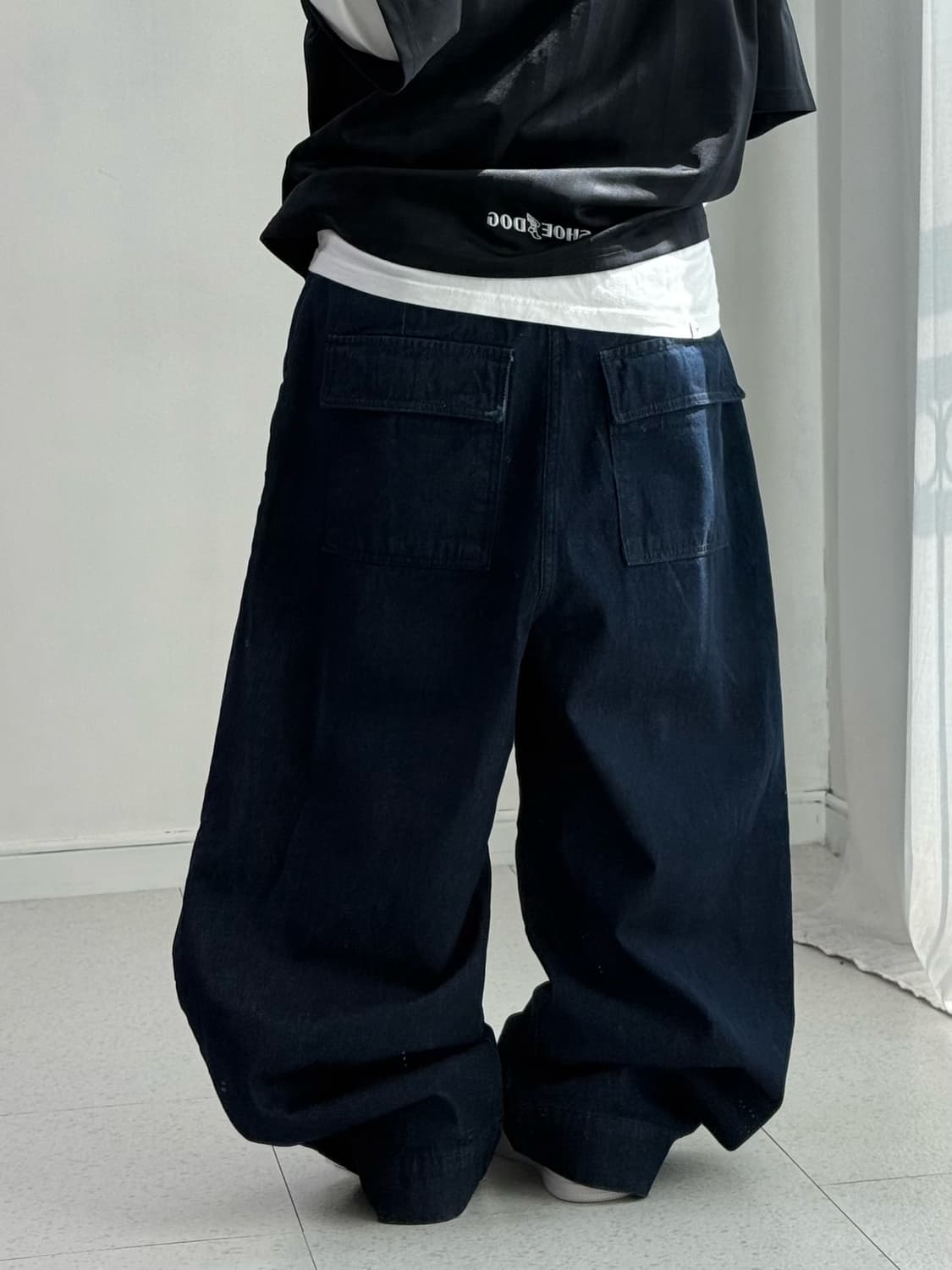 빈티지 모리 배기핏 데님팬츠 상품이미지4