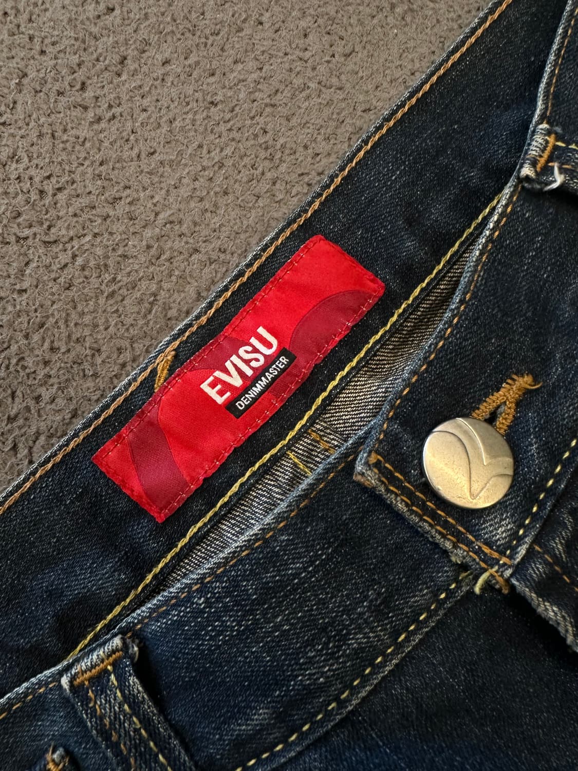 에비수 빈티지 백신치 스트레이트 데님 처분  상품이미지4