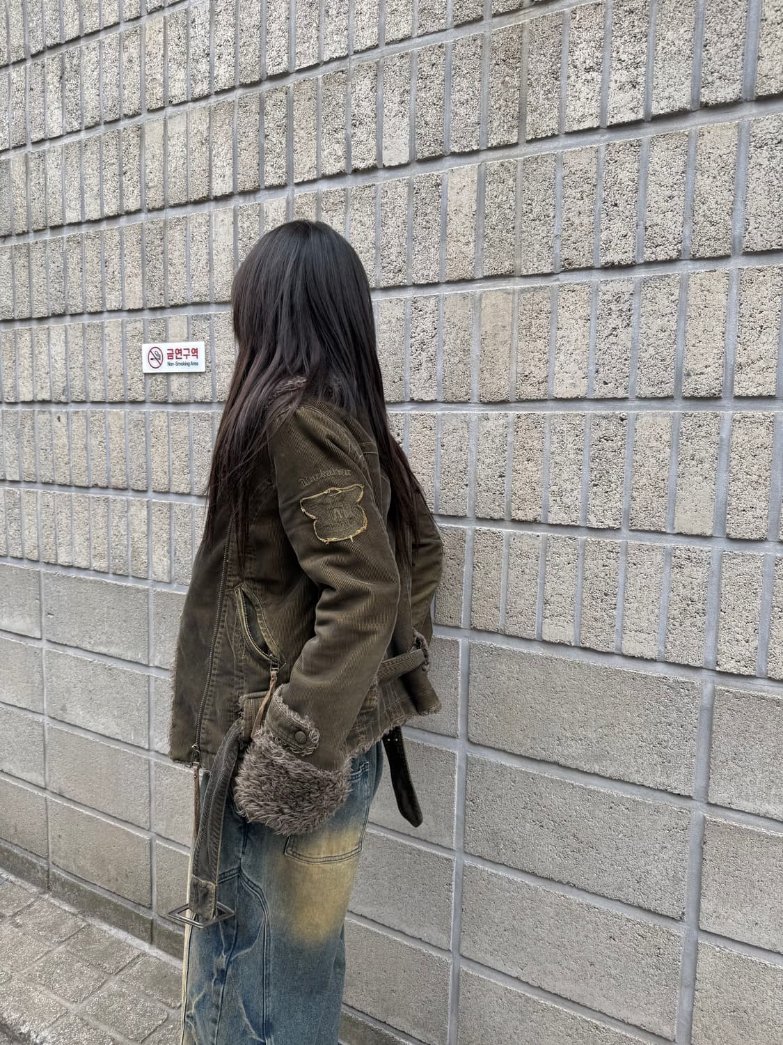 버카루 퍼 디테일 코듀로이 자켓 상품이미지9