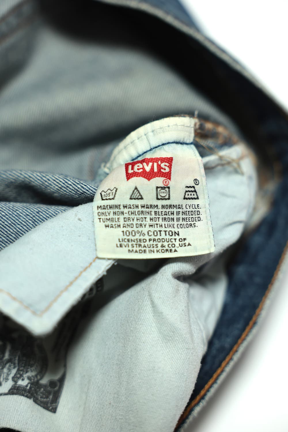 00s Levi's 501 Button Fly Denim Pants 상품이미지6