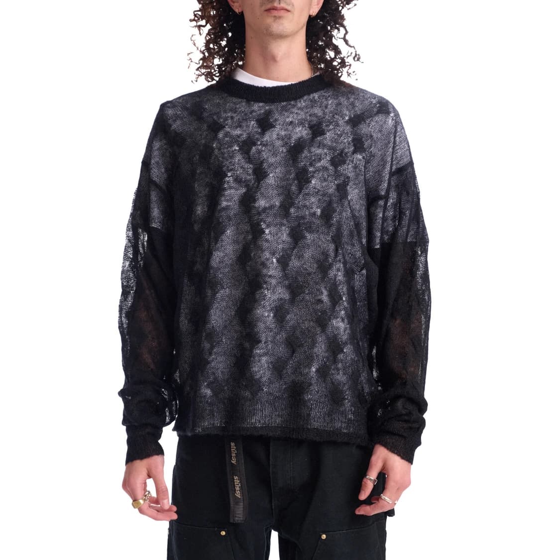 스투시 루즈 니트 크로스 케이블 상품이미지5