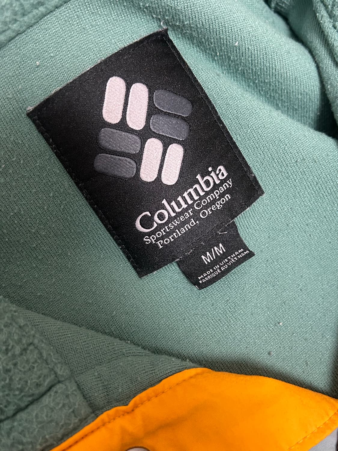 컬럼비아 민트 그린 하프 스냅 플리스 아노락 상품이미지5