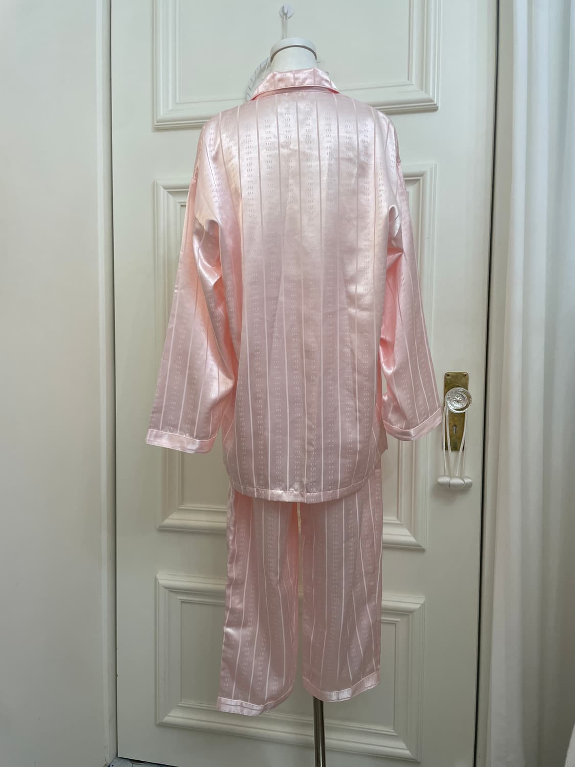 pink embroidery point pajama set(size-M) 상품이미지3