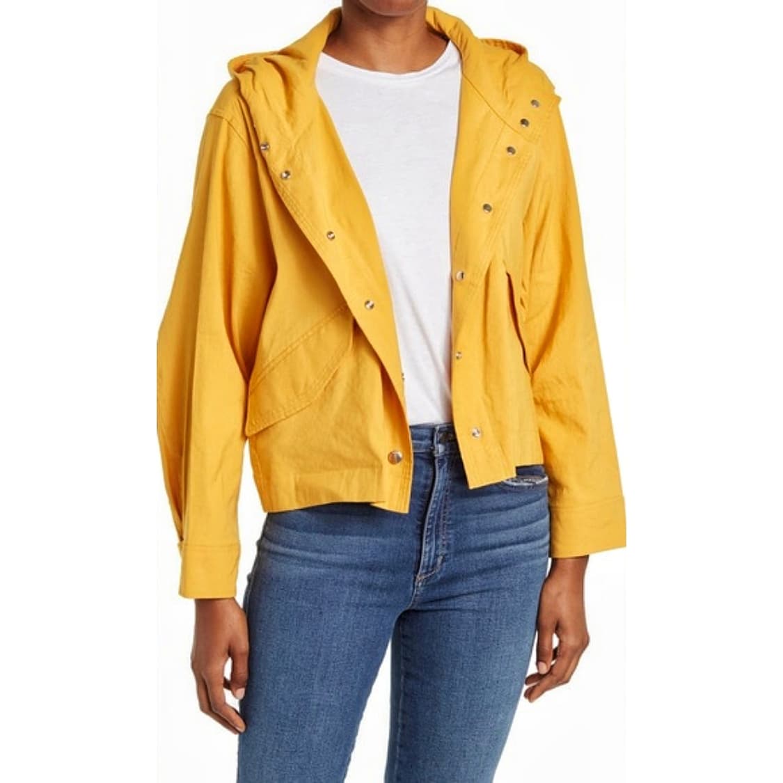 랙앤본 후드 크롭 자켓 상품이미지1