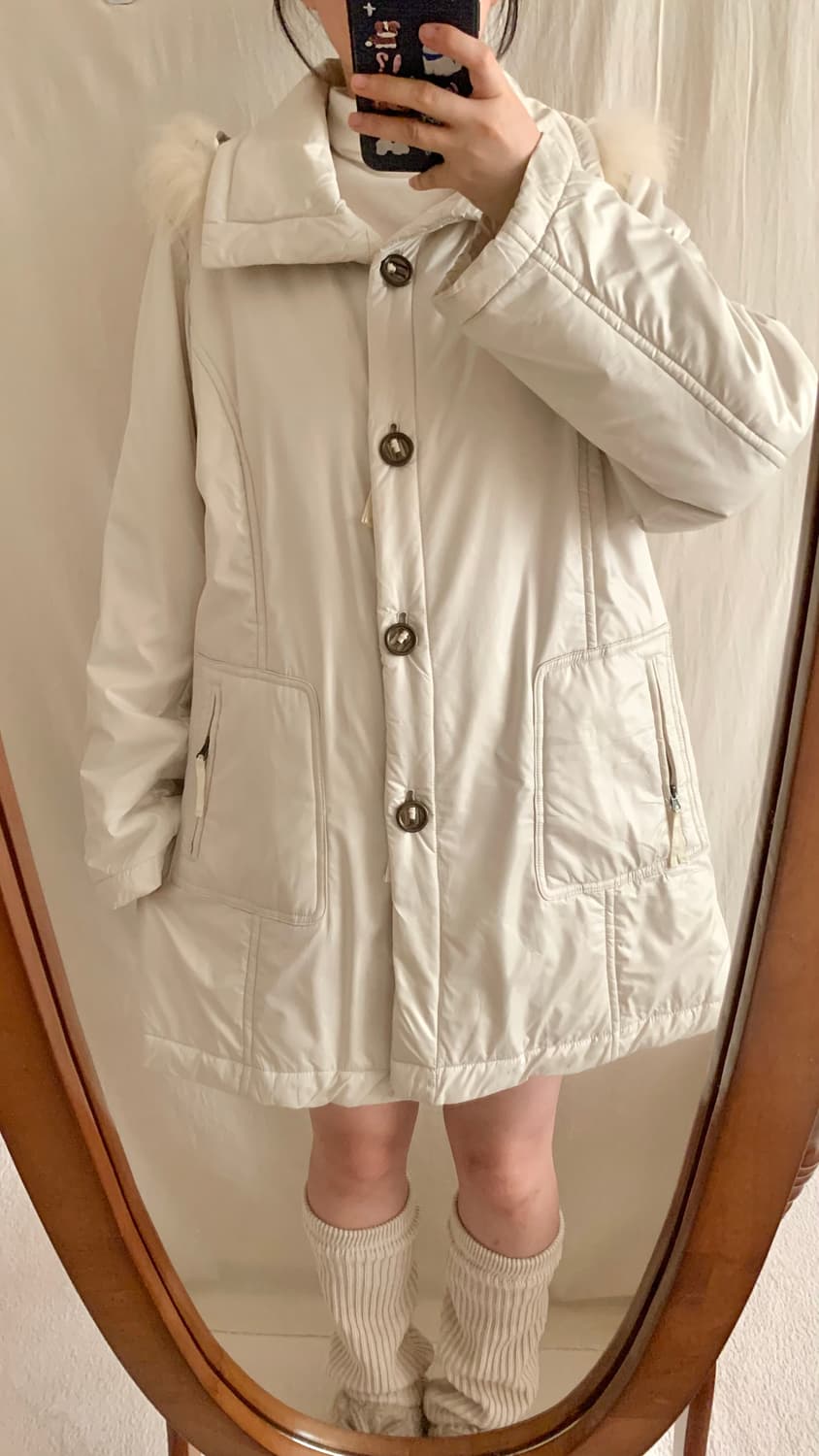 폭스퍼 간절기 모리 패딩 상품이미지1