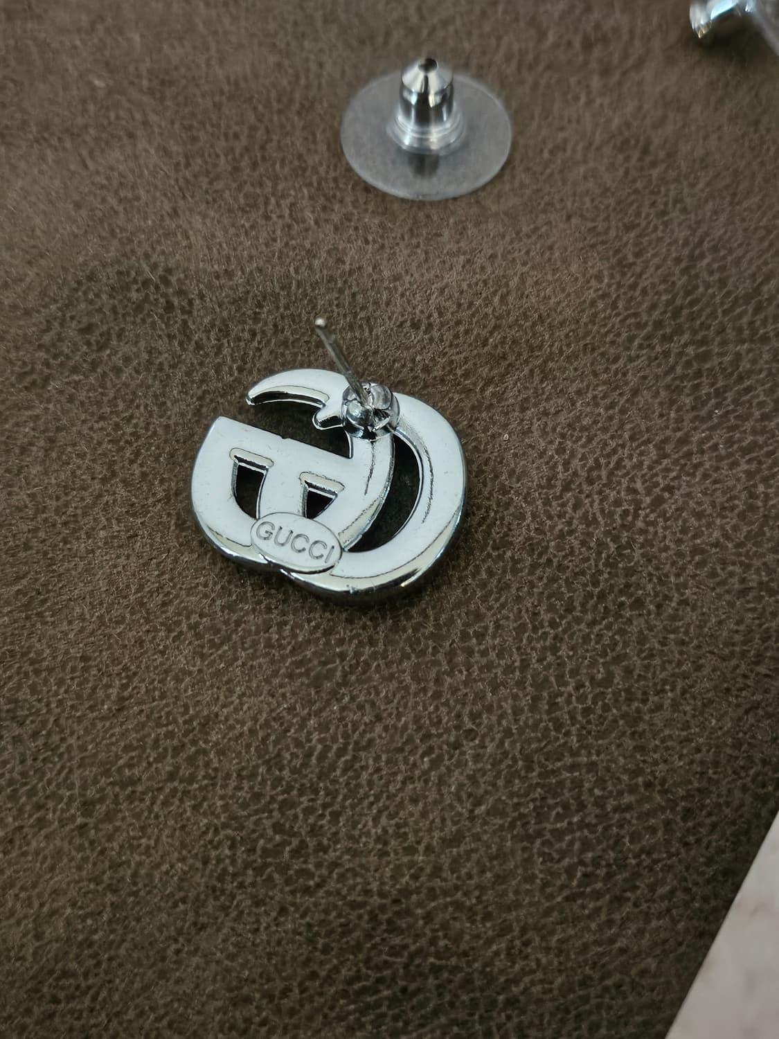 구찌 정품 빈티지 업사이클링 귀걸이 925실버 상품이미지4