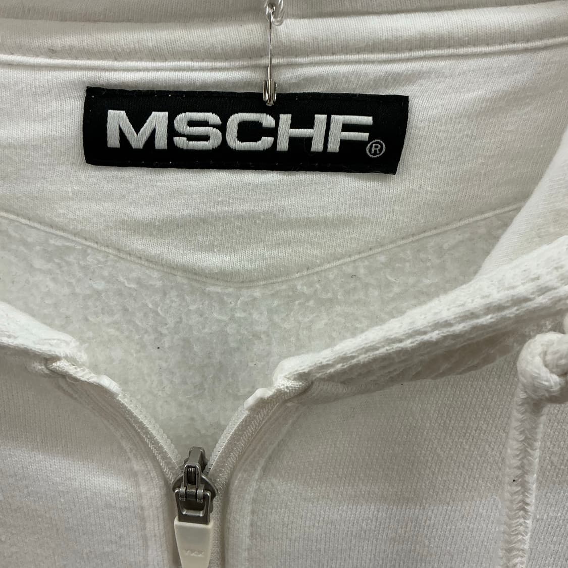 W 미스치프 패널드 와플 후드집업 상품이미지2