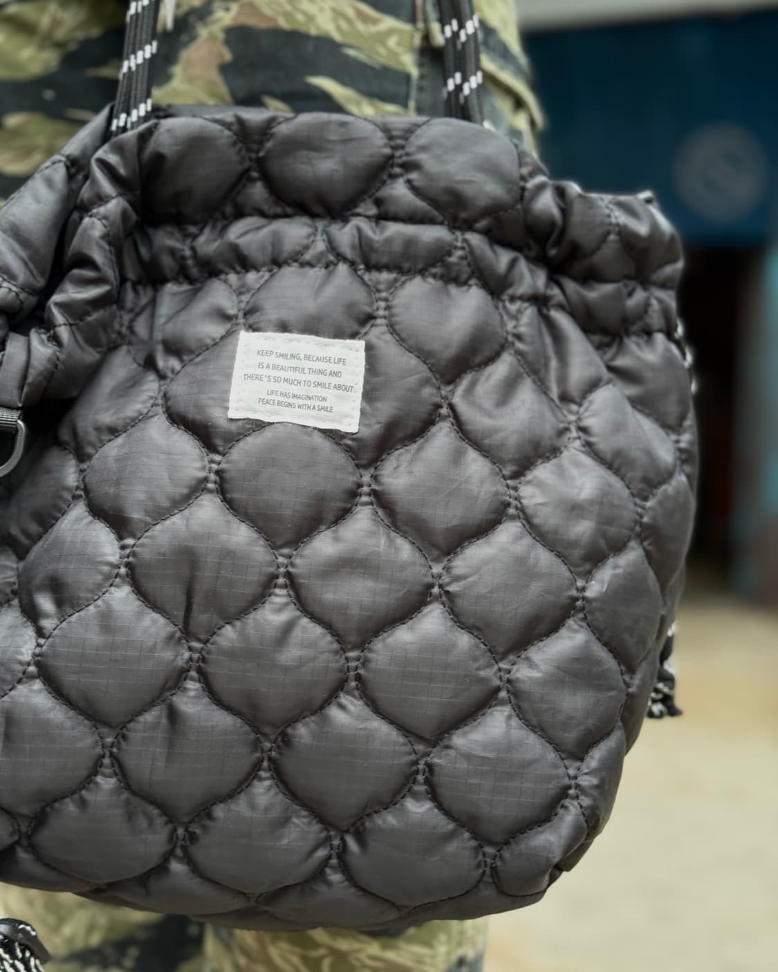 클래식 엘프 x 자바 2Way 퀼팅 숄더백 상품이미지8