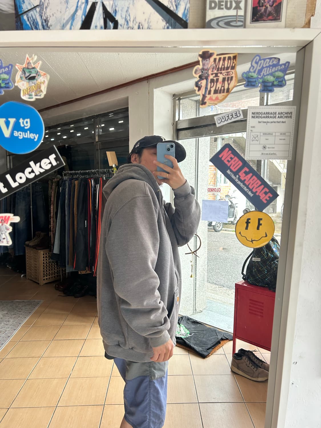 빈티지 칼하트 썬페이드 써멀후드집업 상품이미지10