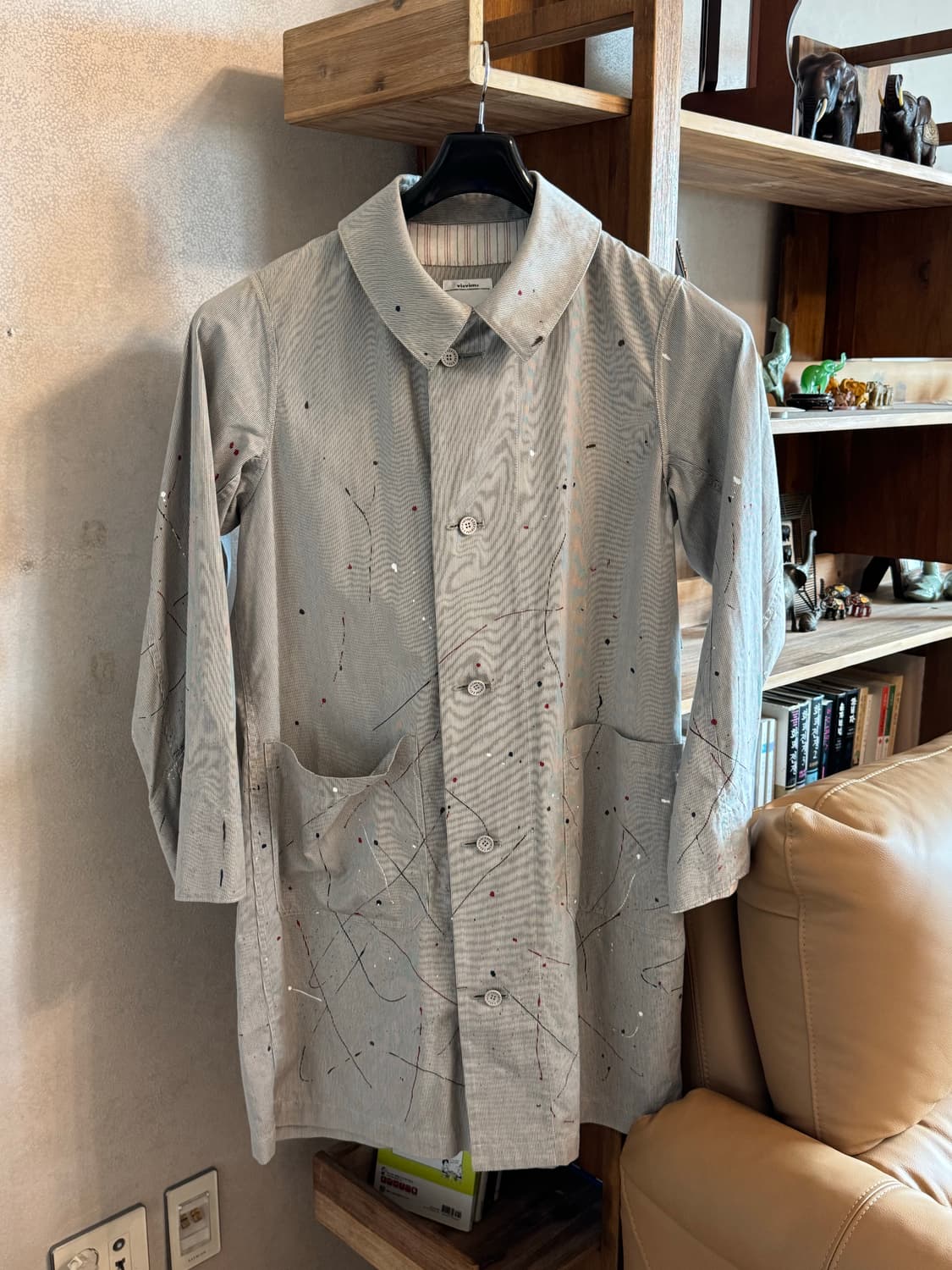 VISVIM 비즈빔 그리즈 몽키코트 페인팅 상품이미지1