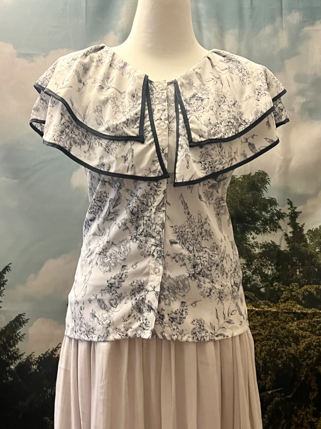 Blouse skirt set 상품이미지2