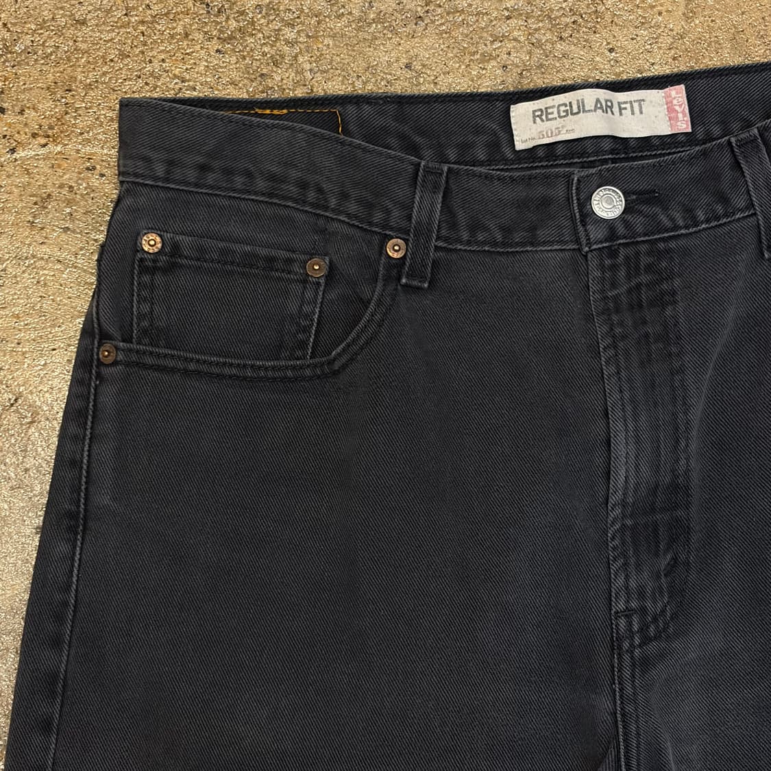 00s 미국 빈티지 리바이스 505 블랙진 청바지 상품이미지3