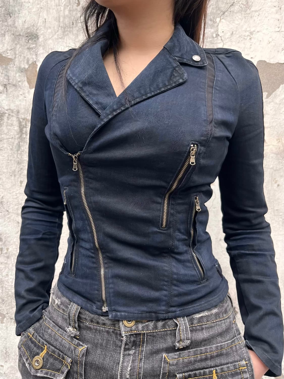 DIESEL 디젤 슬림핏 데님 자켓 상품이미지2