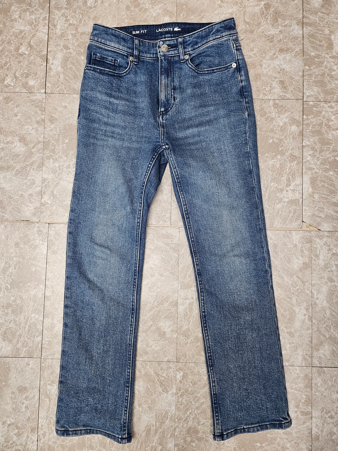 라코스테 여성용 세미 부츠컷 데님 26~27 상품이미지1