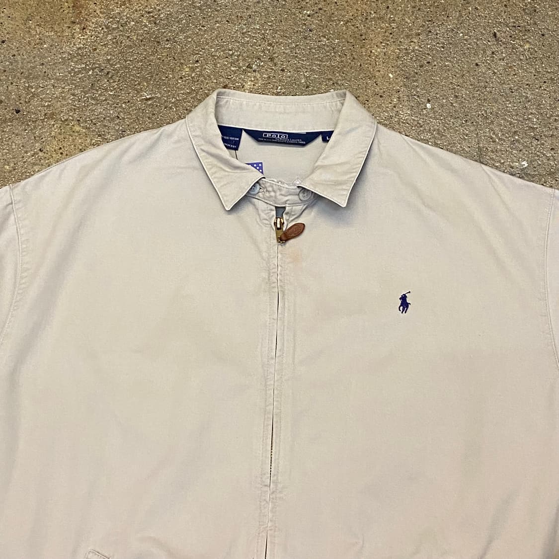 90s Made in USA 빈티지 폴로랄프로렌 헤링본 스윙자켓 스윙탑 상품이미지2