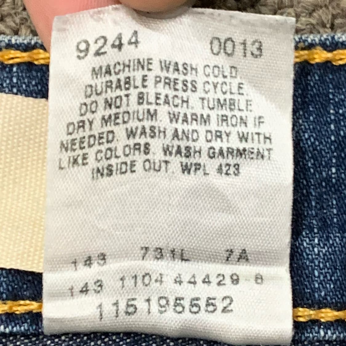 [30] 리바이스 519 로우라이즈 플레어 부츠컷 데님팬츠 상품이미지6