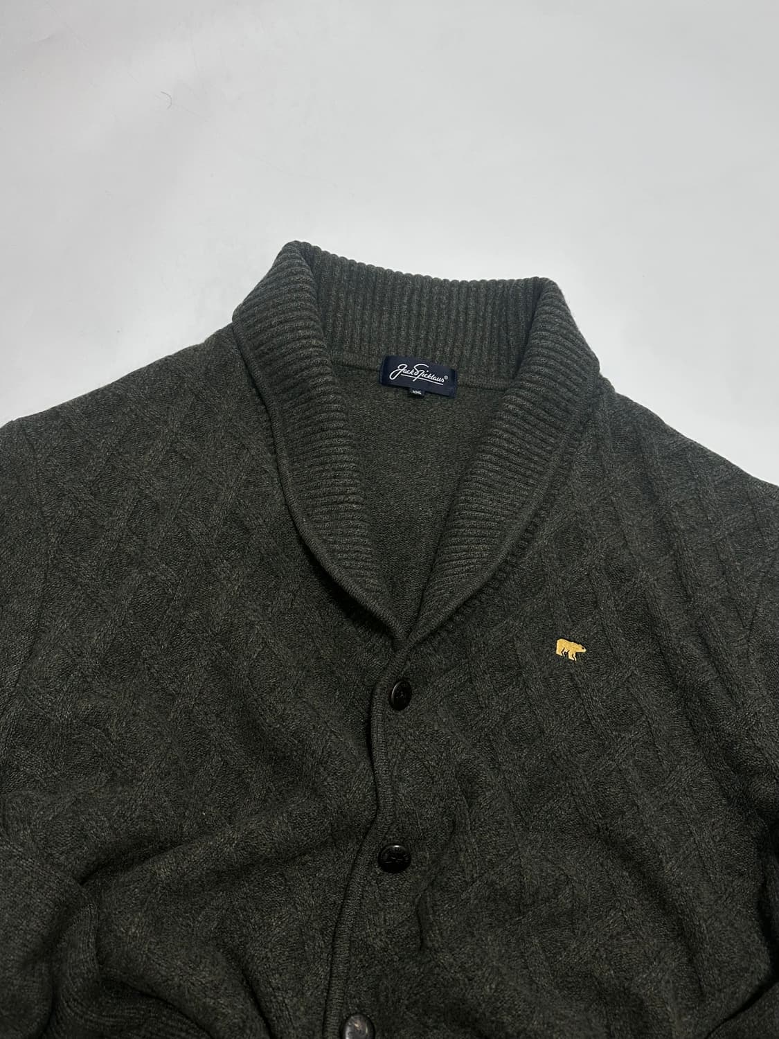 잭니클라우스 숄카라 니트 가디건 상품이미지5