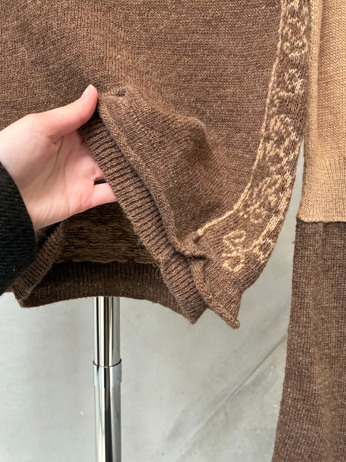 요지 야마모토 와이즈 니트 상품이미지5